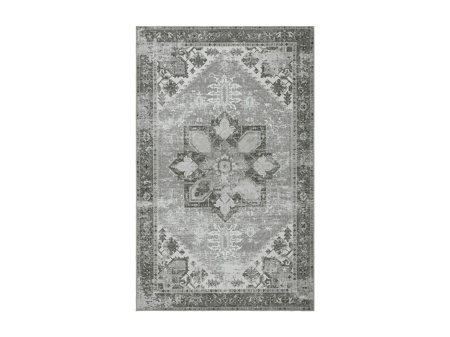 Tapis Vert Foncé/Beige 122 X 183 cm - Fawn