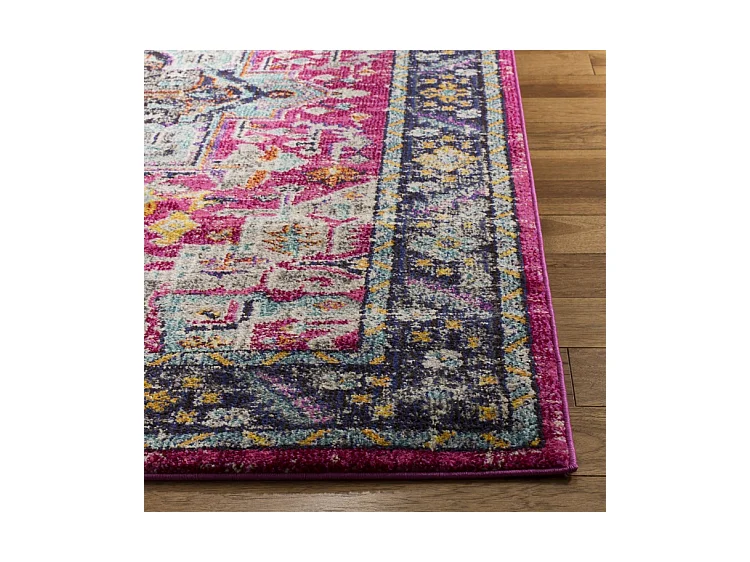 Tapis Rose/Gris 201 X 279 cm - María