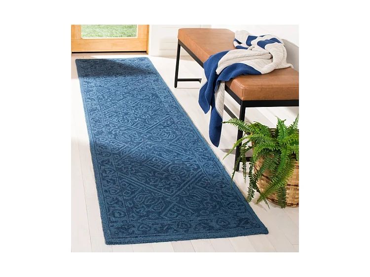 Tapis Bleu Marine 69 X 213 cm - Saphira