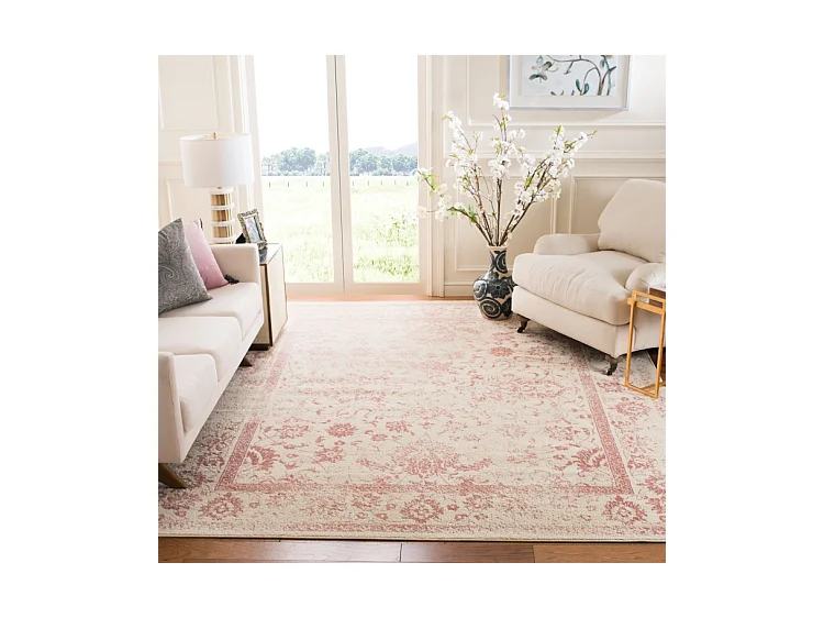 Tapis Neutre/Rose 274 X 366 cm - Lucinda