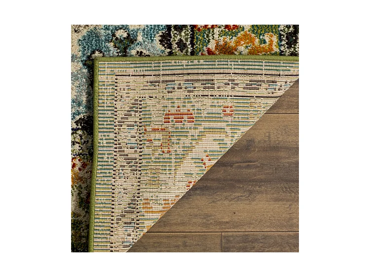 Tapis Vert forêt/Bleu clair 183 X 244 cm - Milà