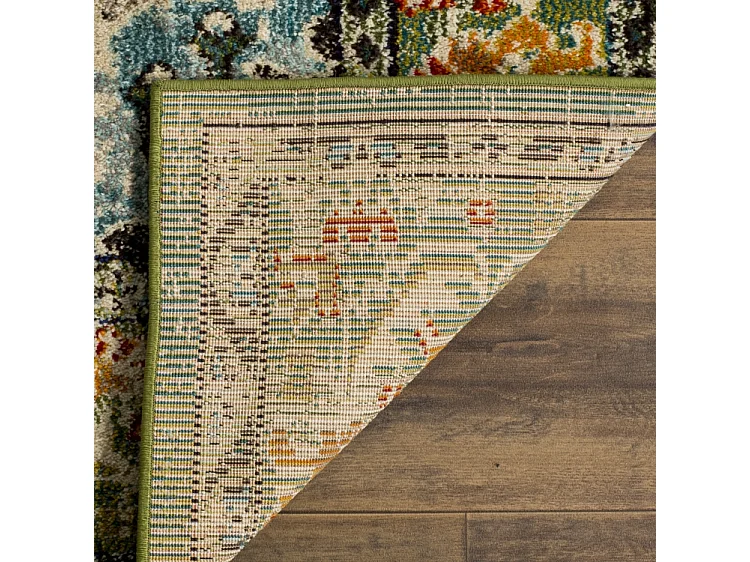 Tapis Vert forêt/Bleu clair 183 X 244 cm - Milà