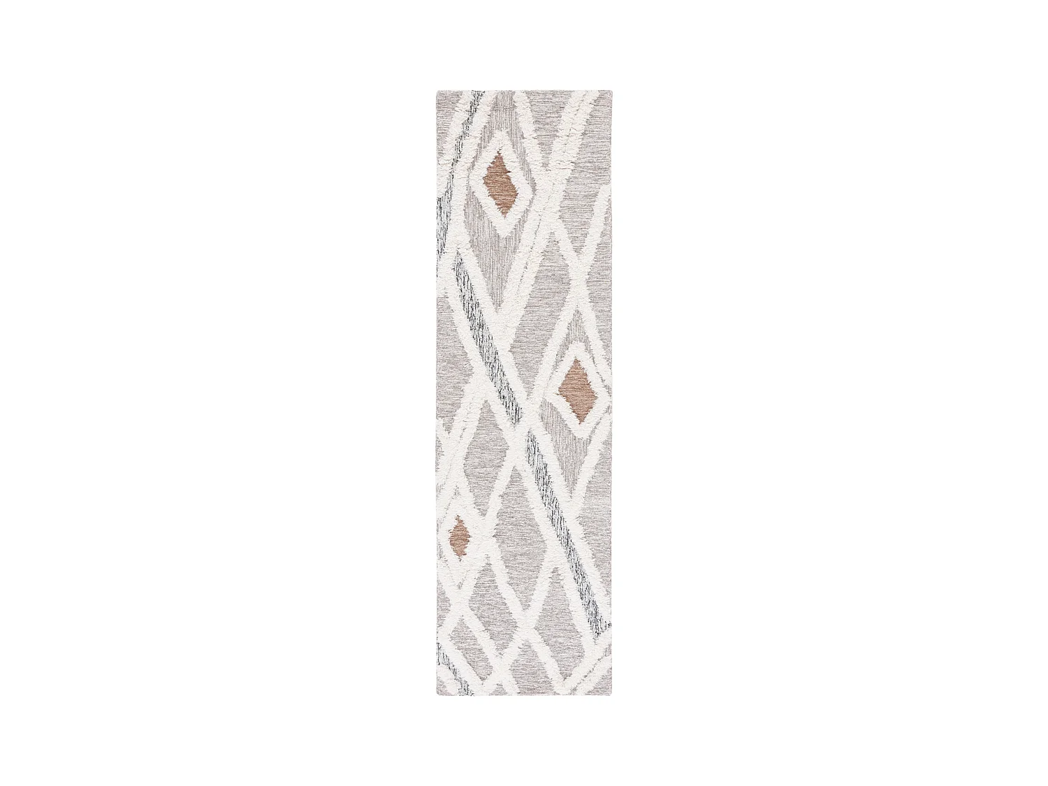 Tapis Gris/Ivoire 69 X 122 cm - Vienna