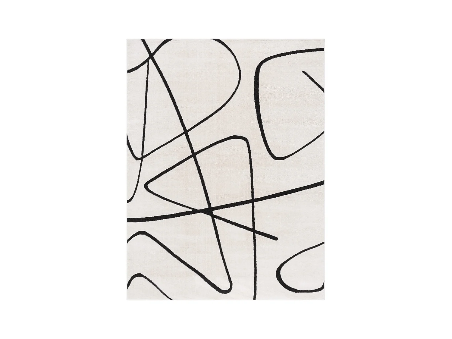 Tapis IVOIRE/NOIR 274 X 366 cm - Beatrix