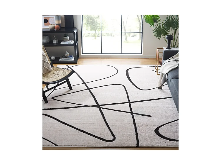 Tapis IVOIRE/NOIR 274 X 366 cm - Beatrix