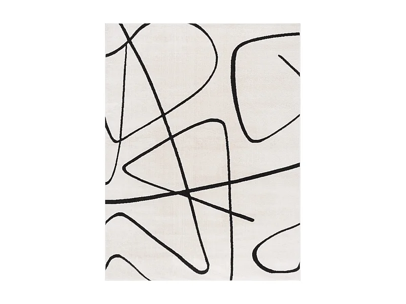 Tapis IVOIRE/NOIR 274 X 366 cm - Beatrix