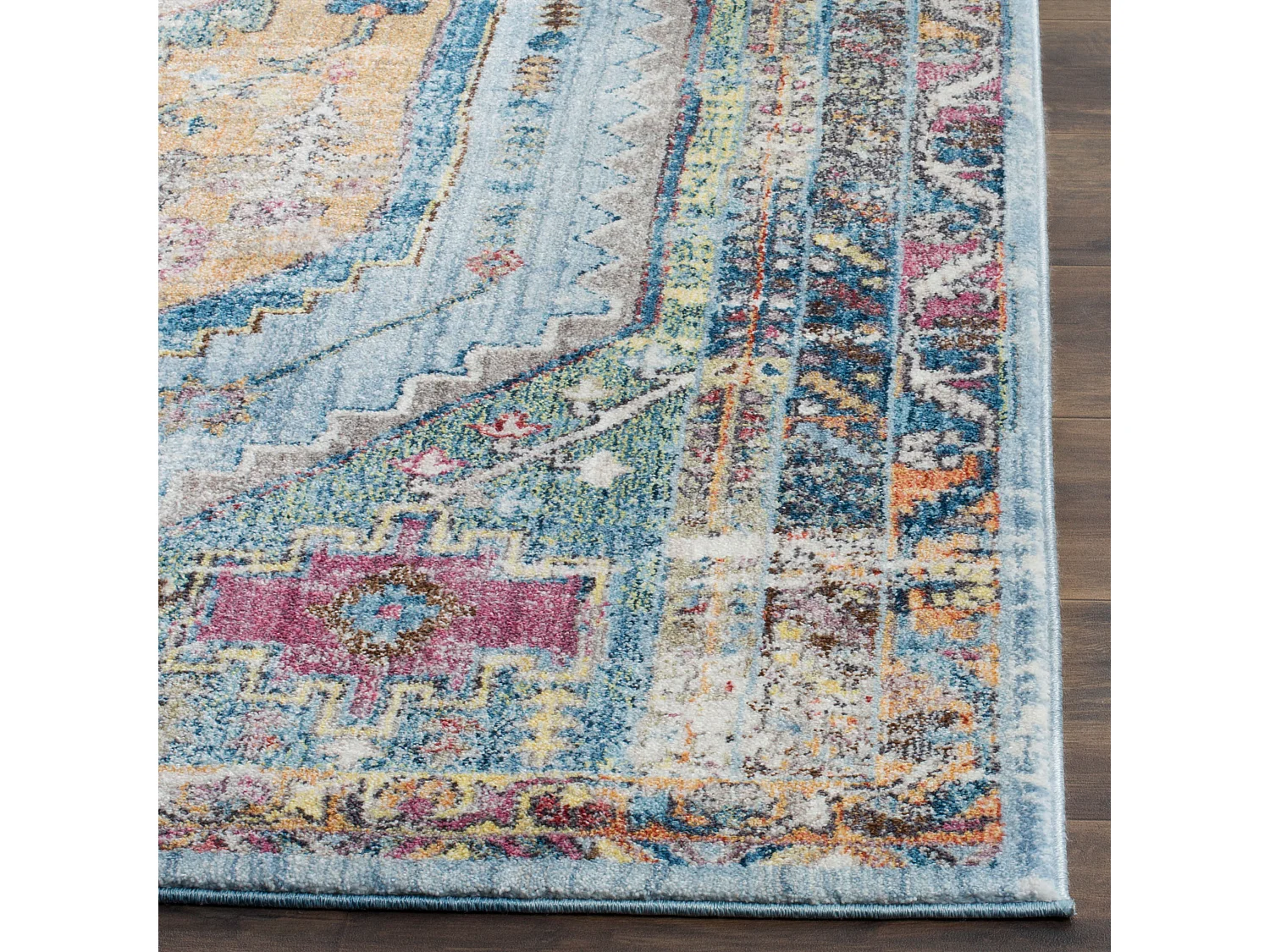 Tapis Bleu/Neutre 91 X 152 cm - Marlie