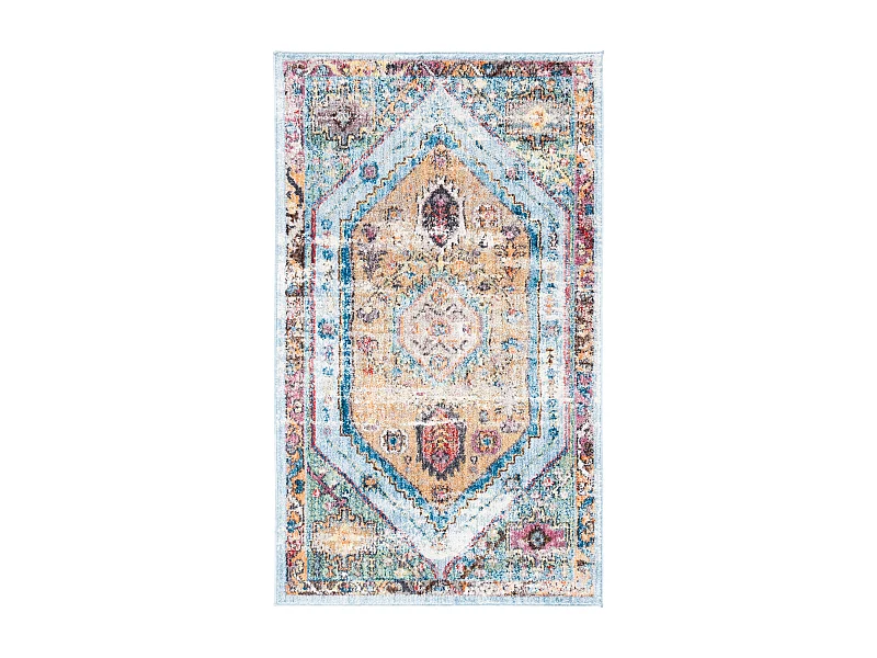 Tapis Bleu/Neutre 91 X 152 cm - Marlie
