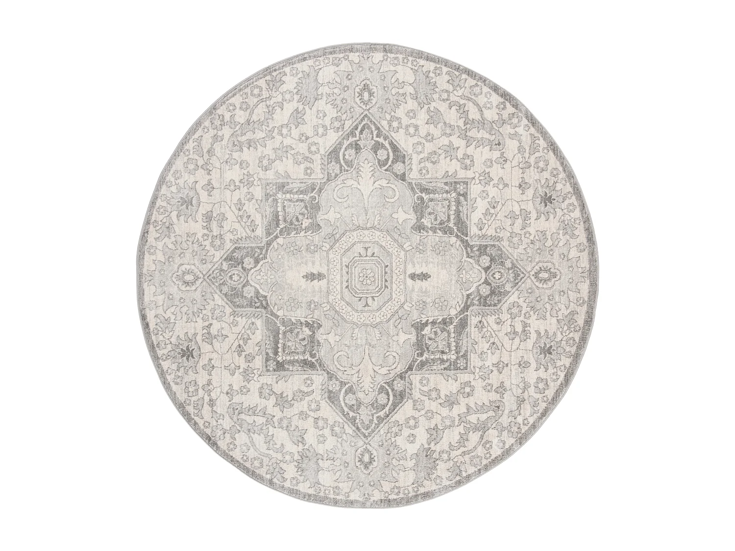 Tapis Gris/Neutre 201 X 201 cm - Maeve