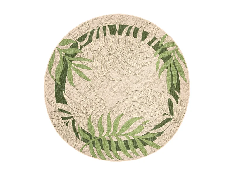 Tapis Vert/Beige 160 X 160 cm - Zofia