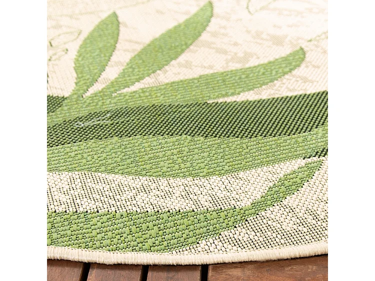 Tapis Vert/Beige 160 X 160 cm - Zofia