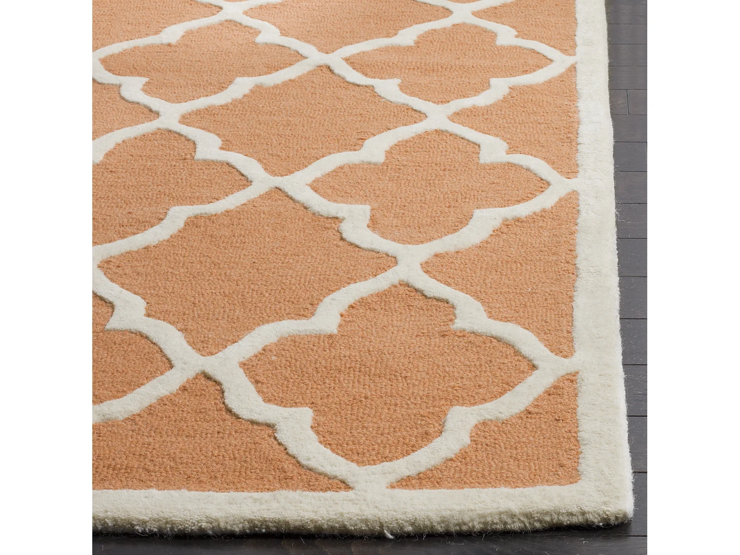 Tapis Rose/Orange/Neutre 91 X 152 cm - Noelle