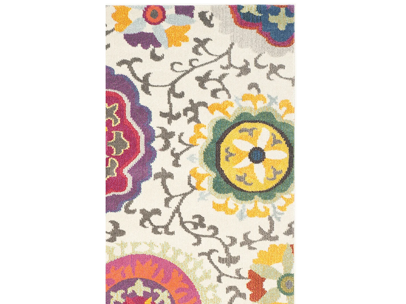Tapis Neutre/Multicolore 91 X 152 cm - Manteca