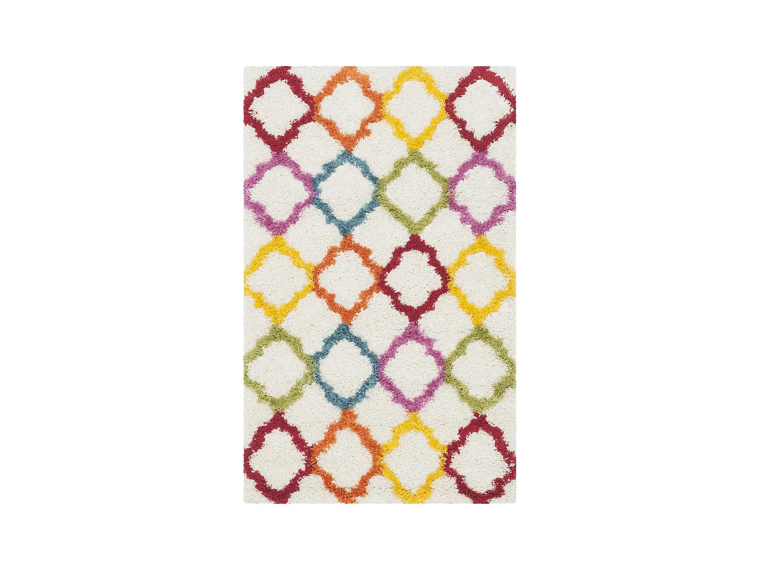 Tapis Neutre/Multicolore 91 X 152 cm - Ruth