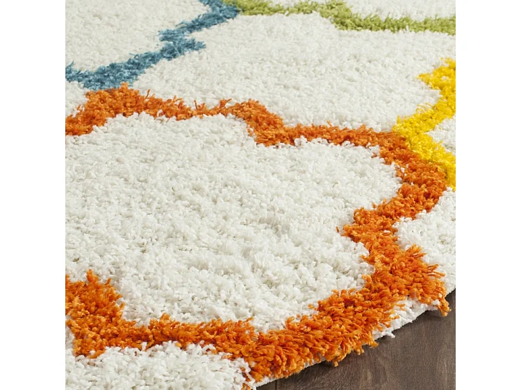 Tapis Neutre/Multicolore 91 X 152 cm - Ruth
