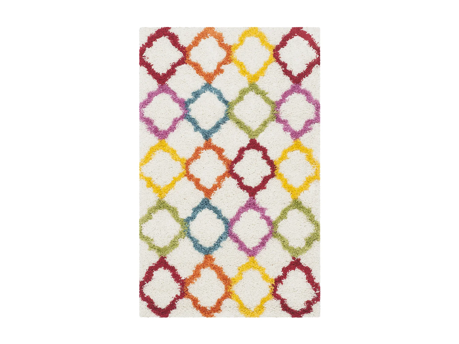 Tapis Neutre/Multicolore 91 X 152 cm - Ruth