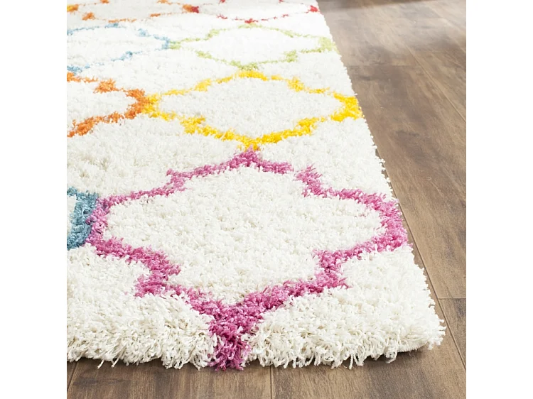 Tapis Neutre/Multicolore 91 X 152 cm - Ruth