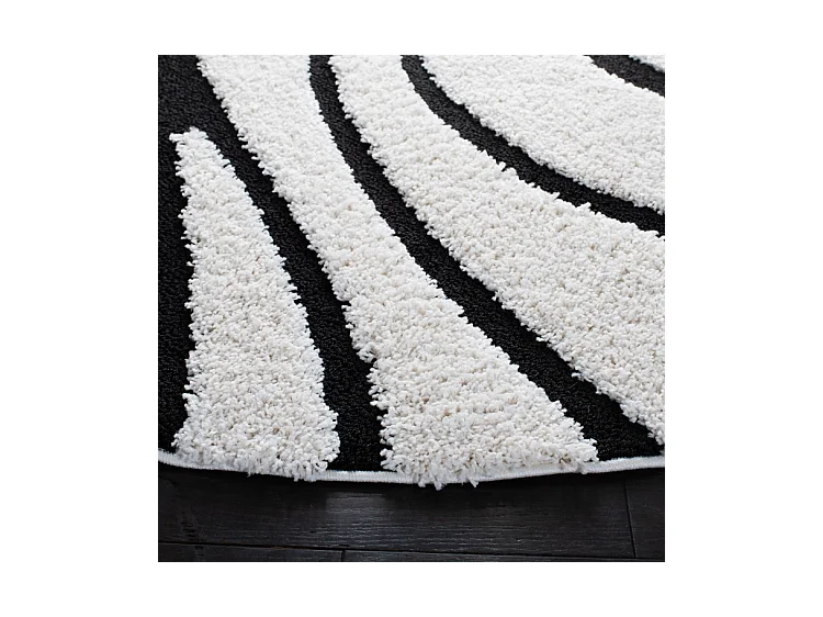 Tapis IVOIRE/NOIR 201 X 201 cm - Naples