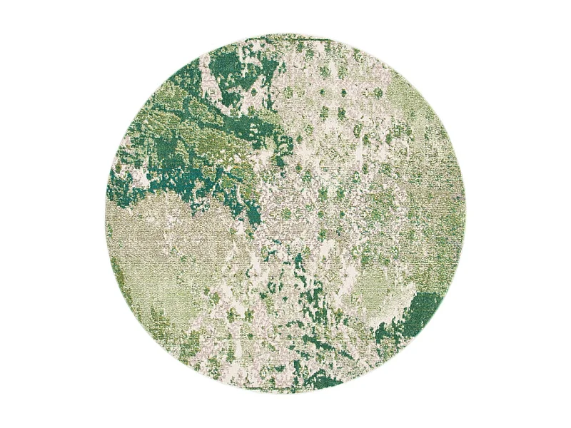 Tapis Vert/Ivoire 201 X 201 cm - Alethea