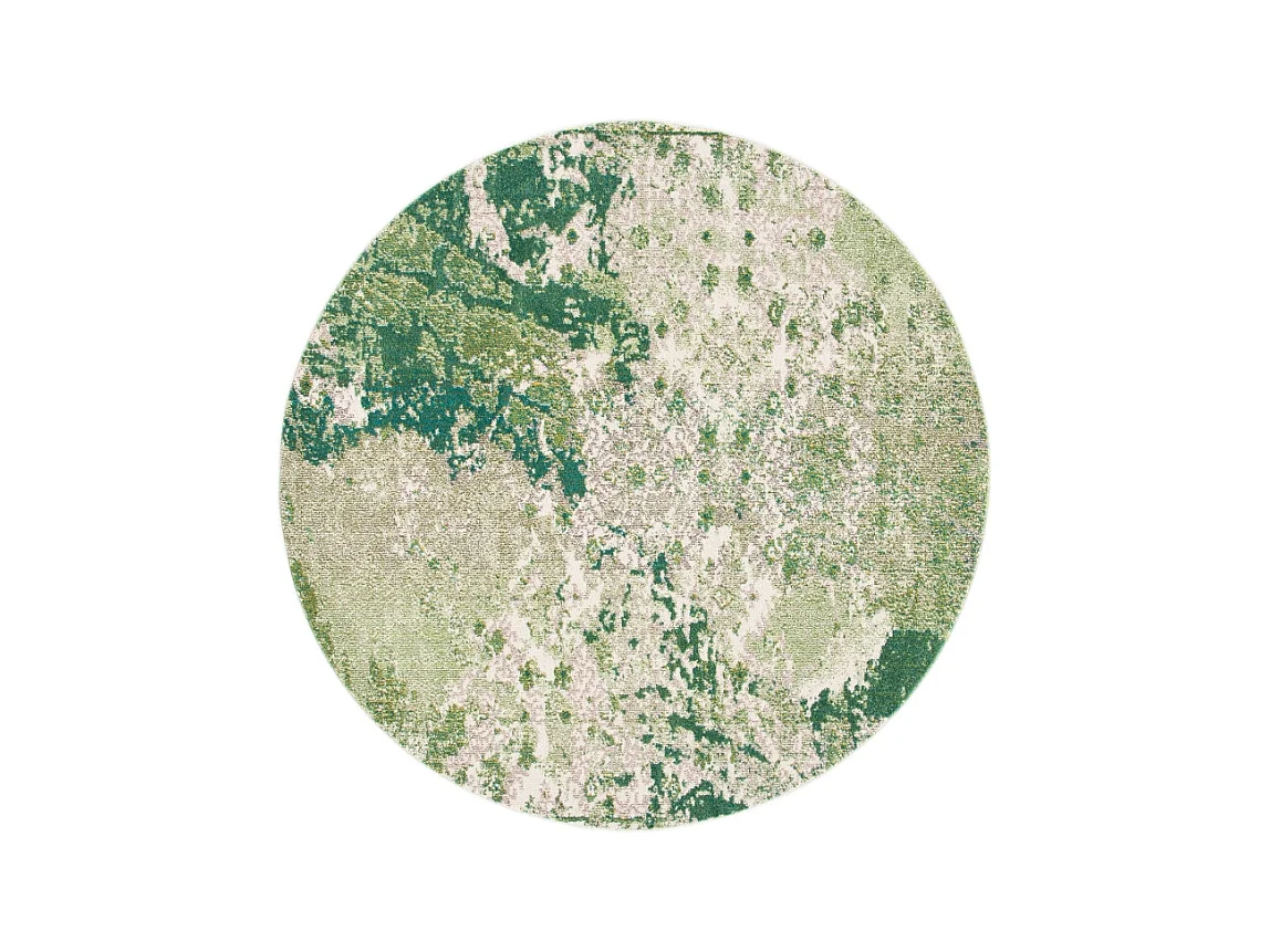 Tapis Vert/Ivoire 201 X 201 cm - Alethea