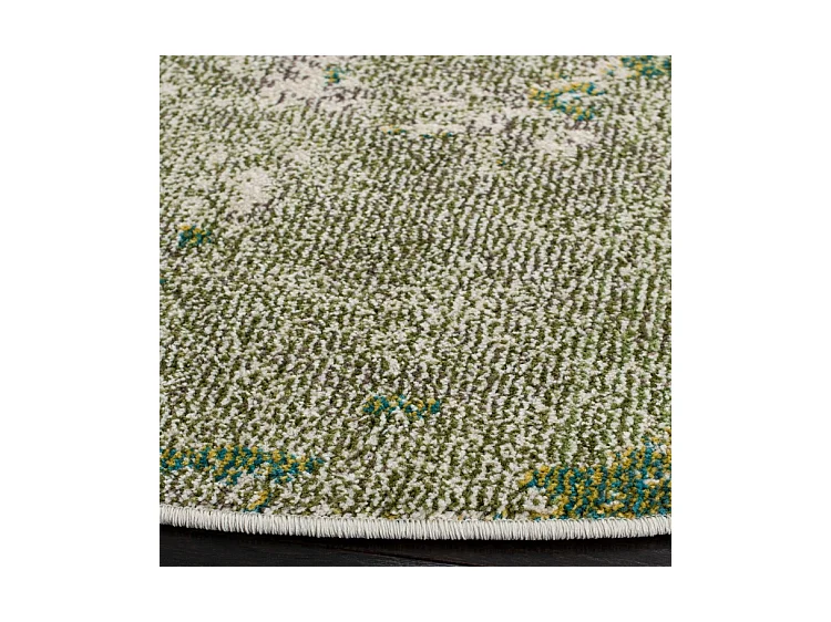 Tapis Vert/Ivoire 201 X 201 cm - Alethea