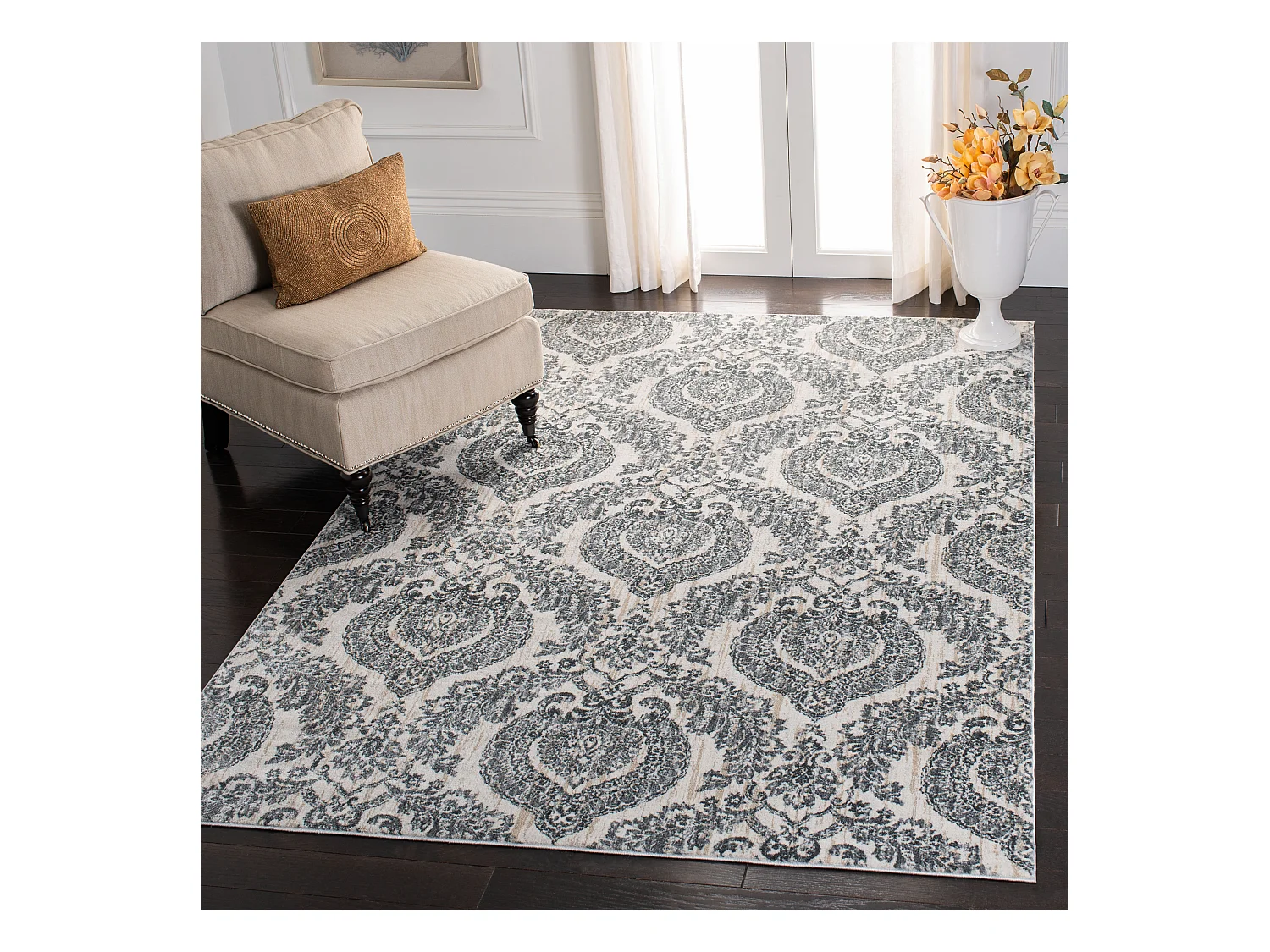 Tapis Gris/Neutre 122 X 183 cm - Lorelei