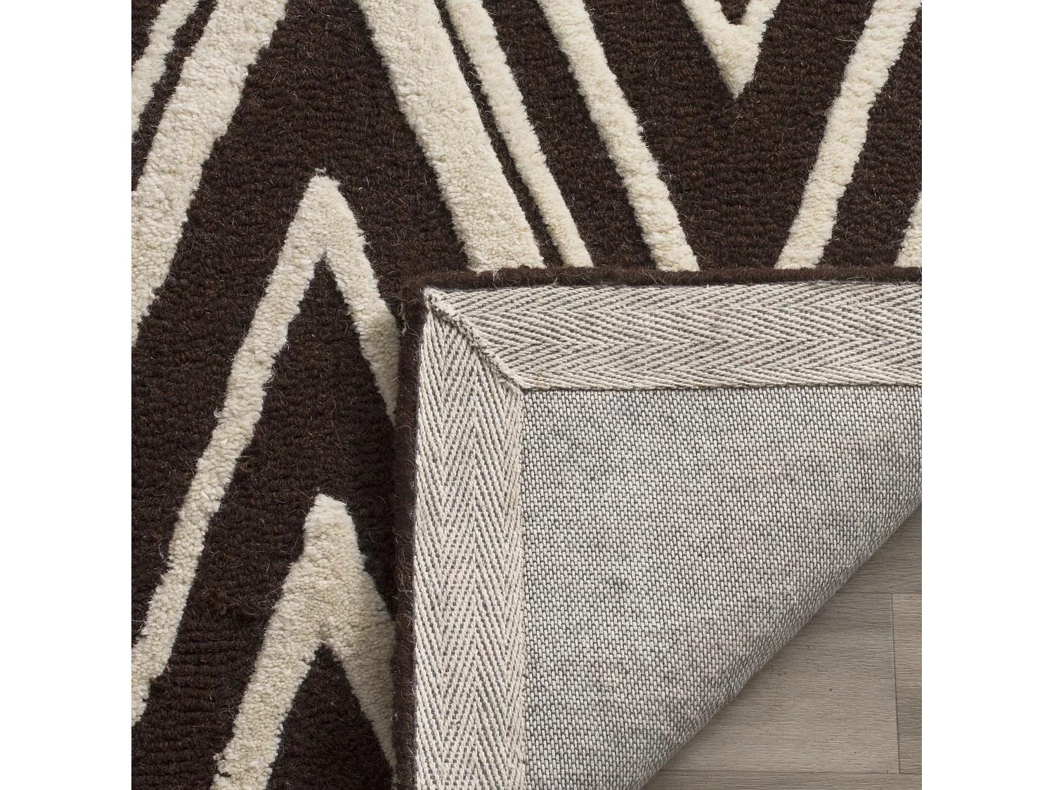 Tapis Marron/Neutre 91 X 152 cm - Thessaly