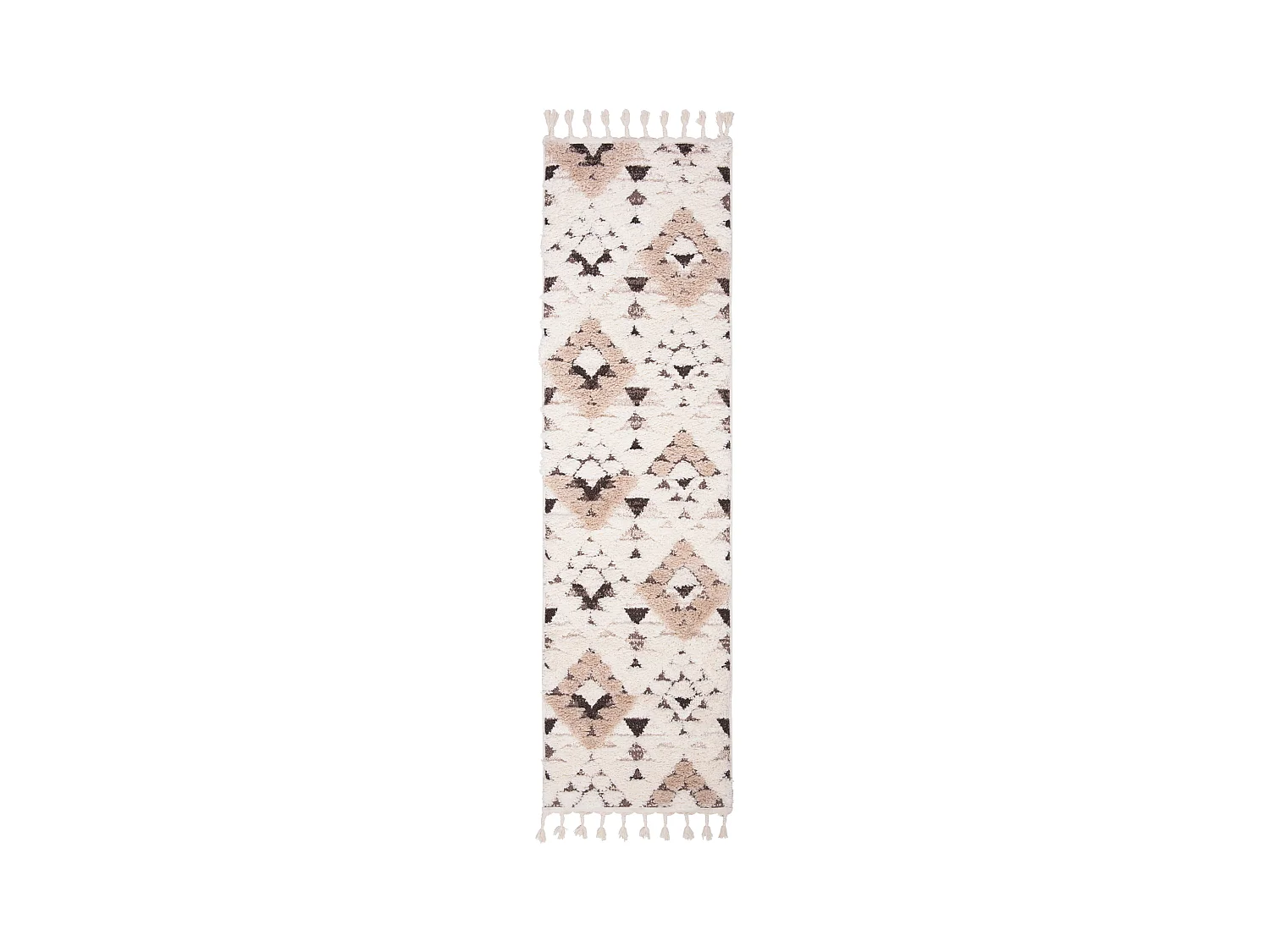 Tapis Ivoire/Marron 69 X 122 cm - Bianca