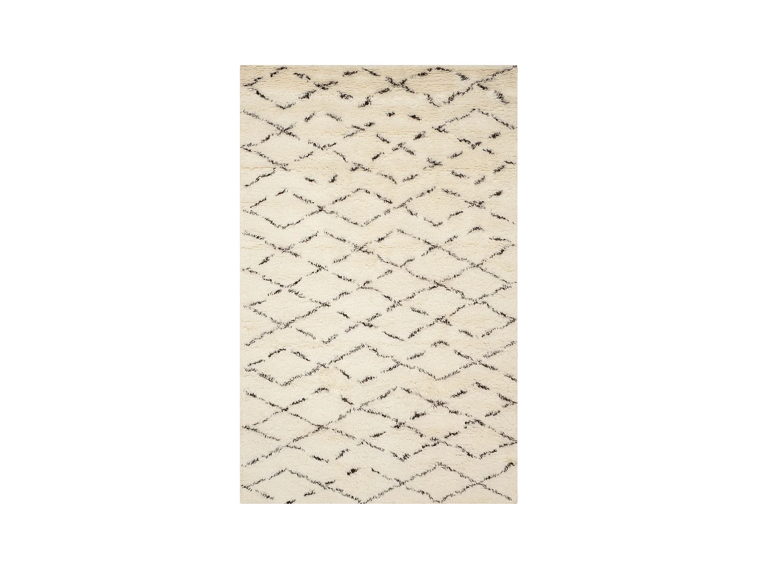 Tapis Blanc/Marron 152 X 244 cm - Cyrene