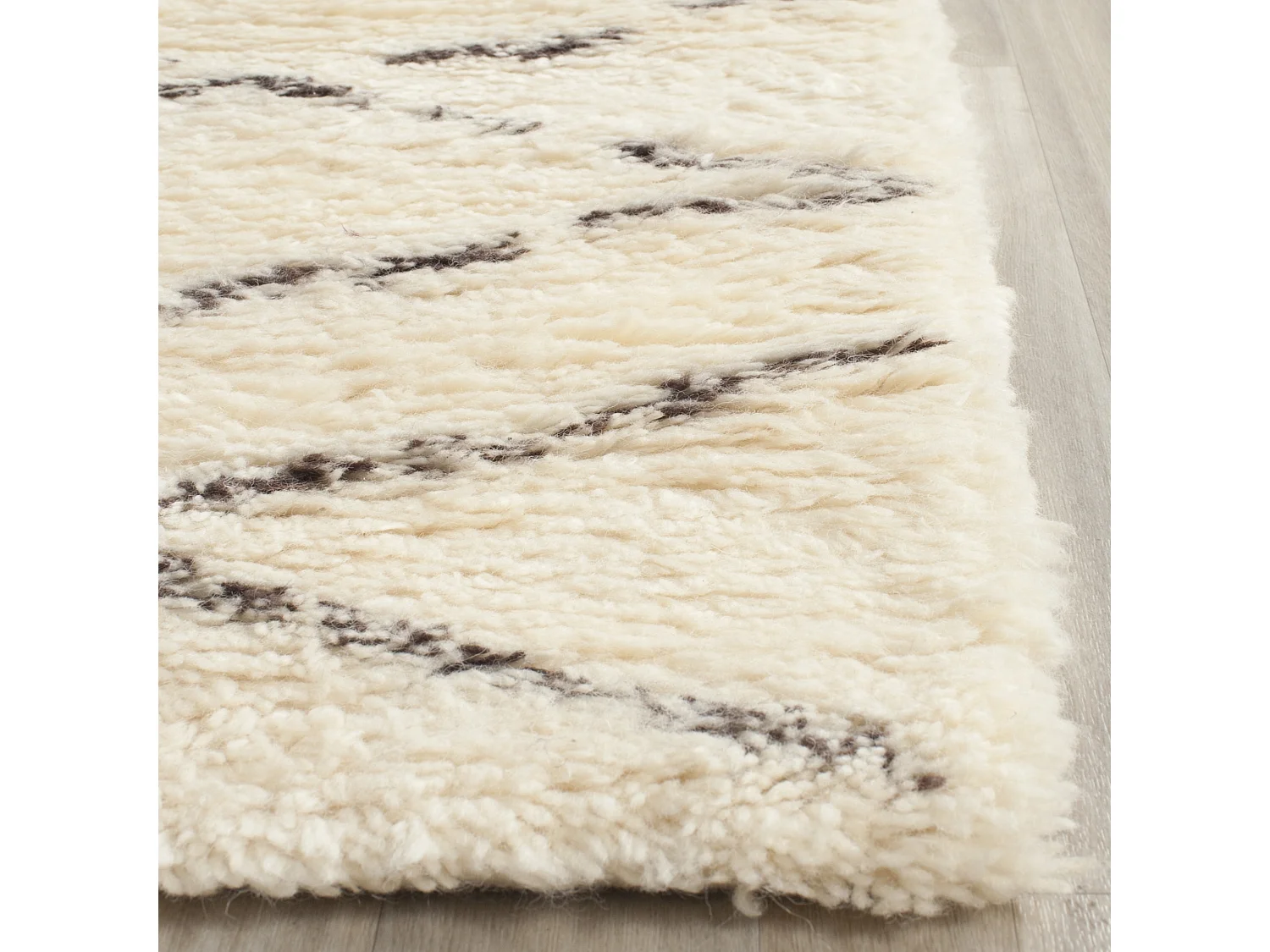 Tapis Blanc/Marron 152 X 244 cm - Cyrene