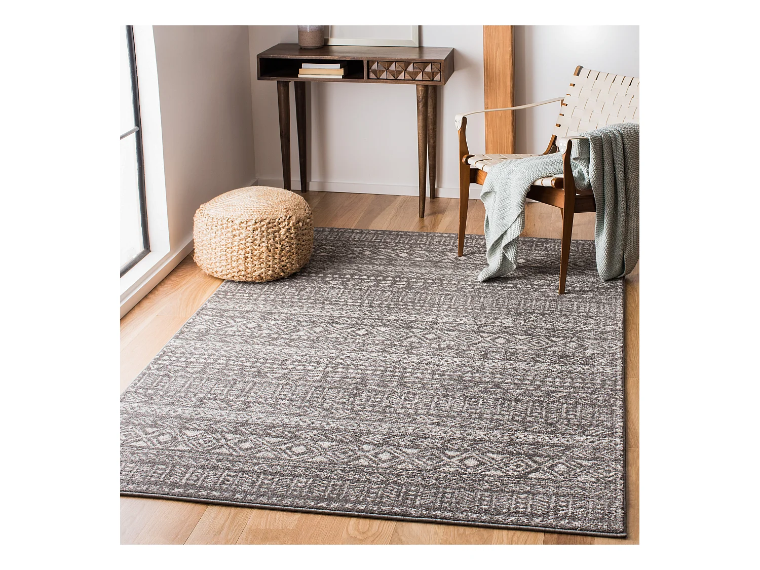 Tapis Gris/Neutre 160 X 229 cm - Brynlee