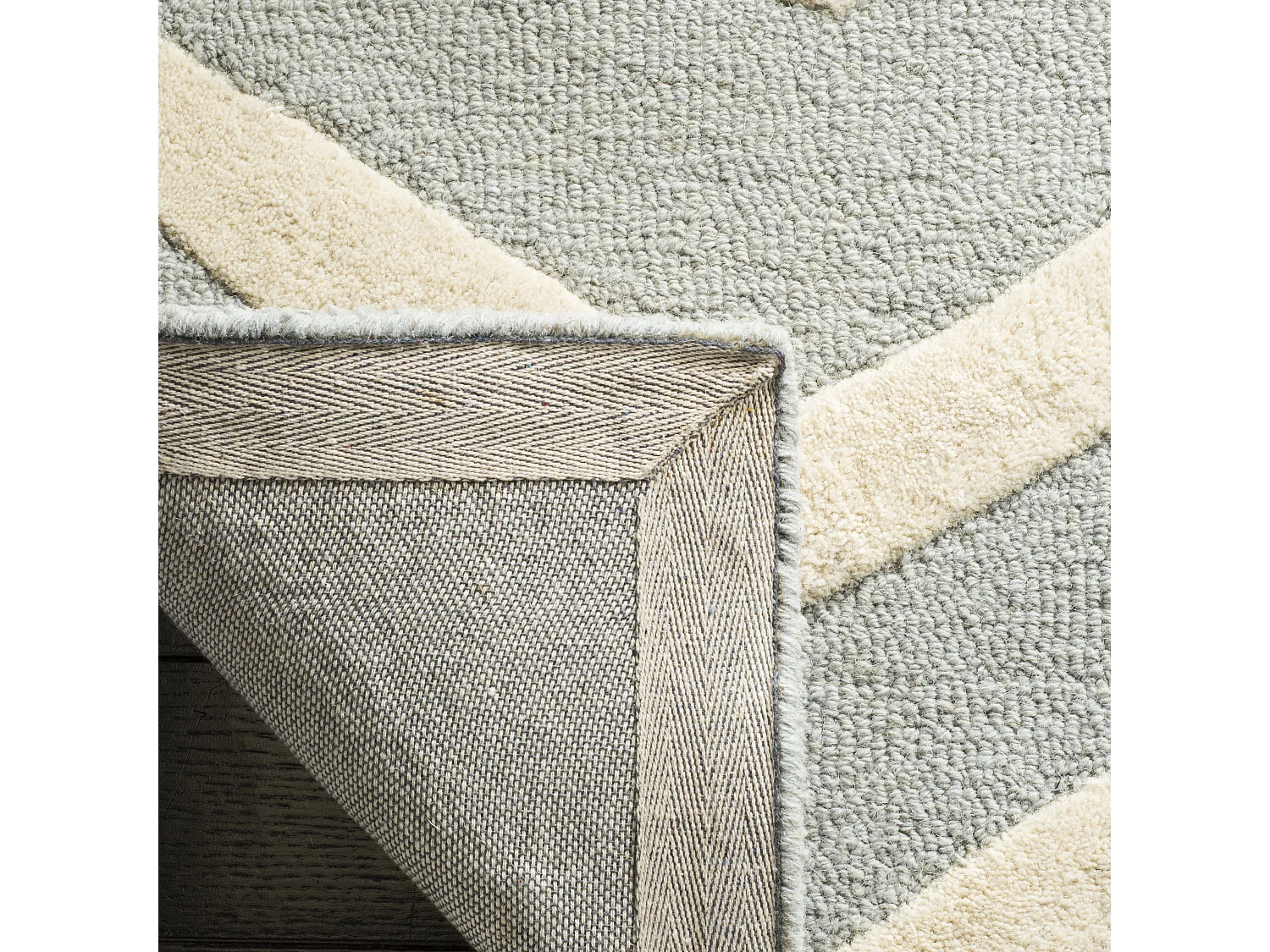 Tapis Gris/Neutre 61 X 91 cm - Edie