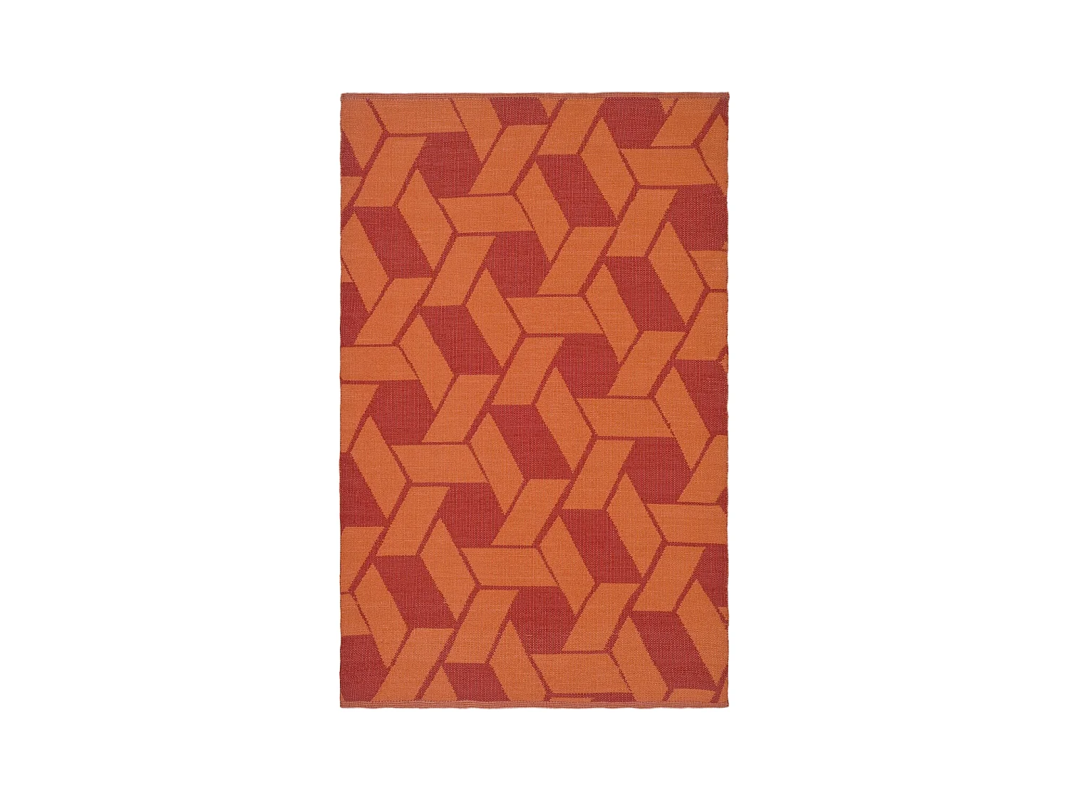 Tapis Rouge/Orange 152 X 244 cm - Durhurst