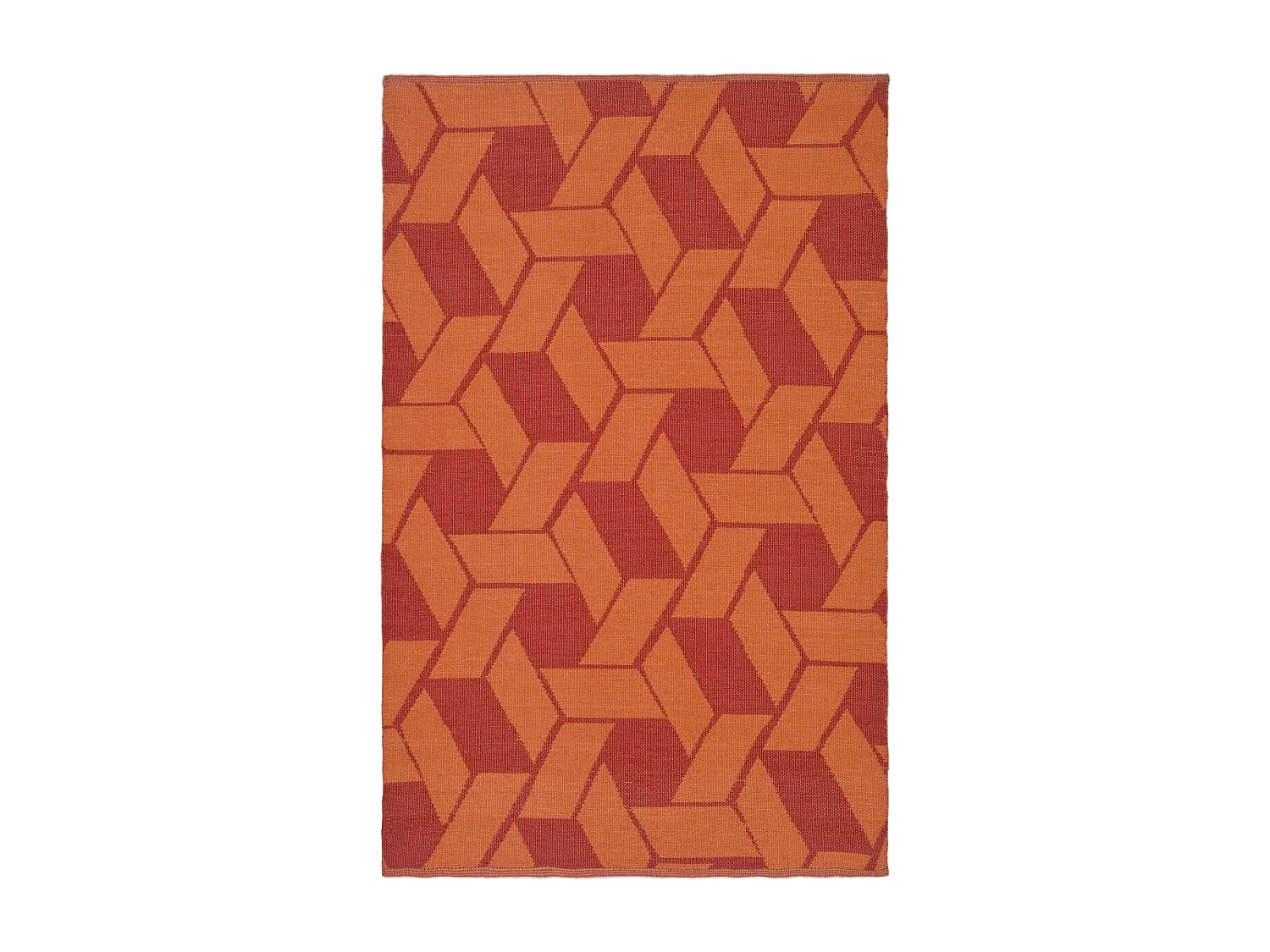 Tapis Rouge/Orange 152 X 244 cm - Durhurst