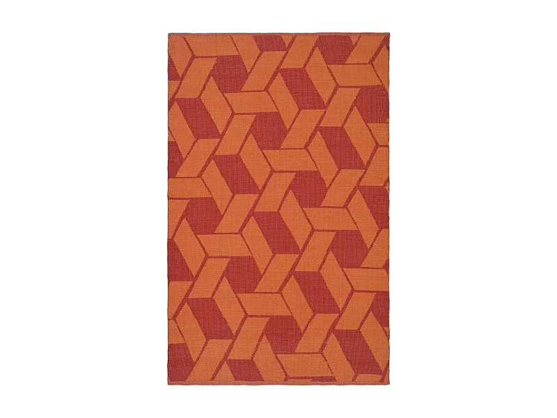 Tapis Rouge/Orange 152 X 244 cm - Durhurst