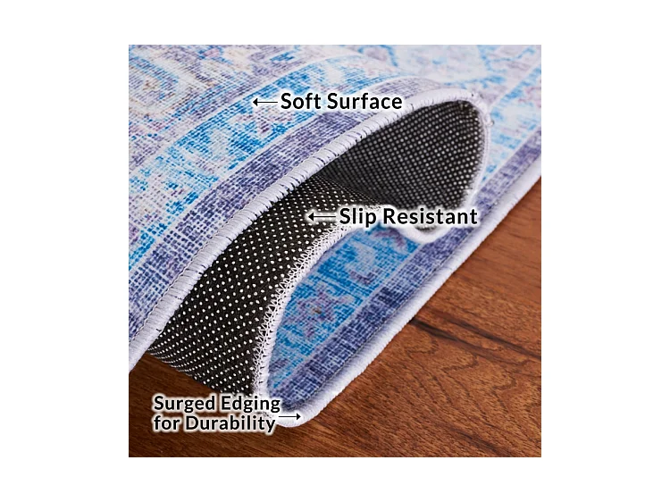 Tapis Violet/Bleu 76 X 244 cm - Nyx