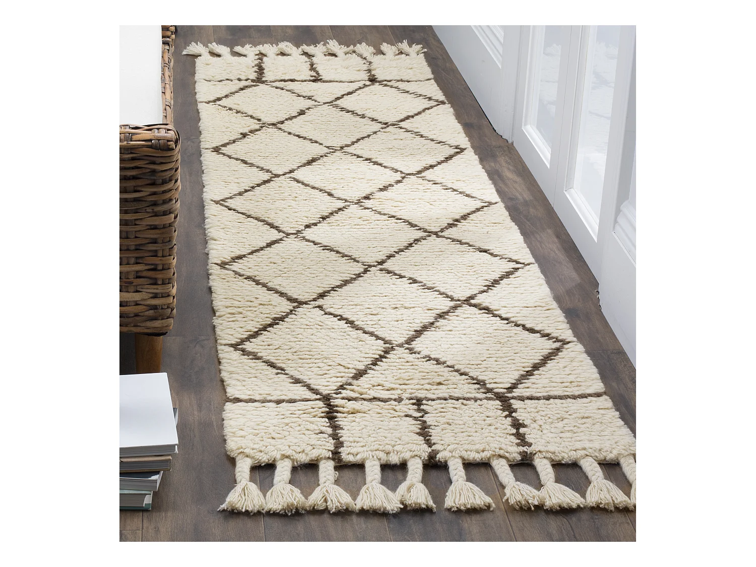 Tapis Neutre/Marron 69 X 244 cm - Abigail