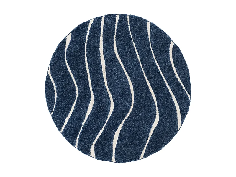 Tapis Bleu foncé/Crème 152 X 152 cm - Raton