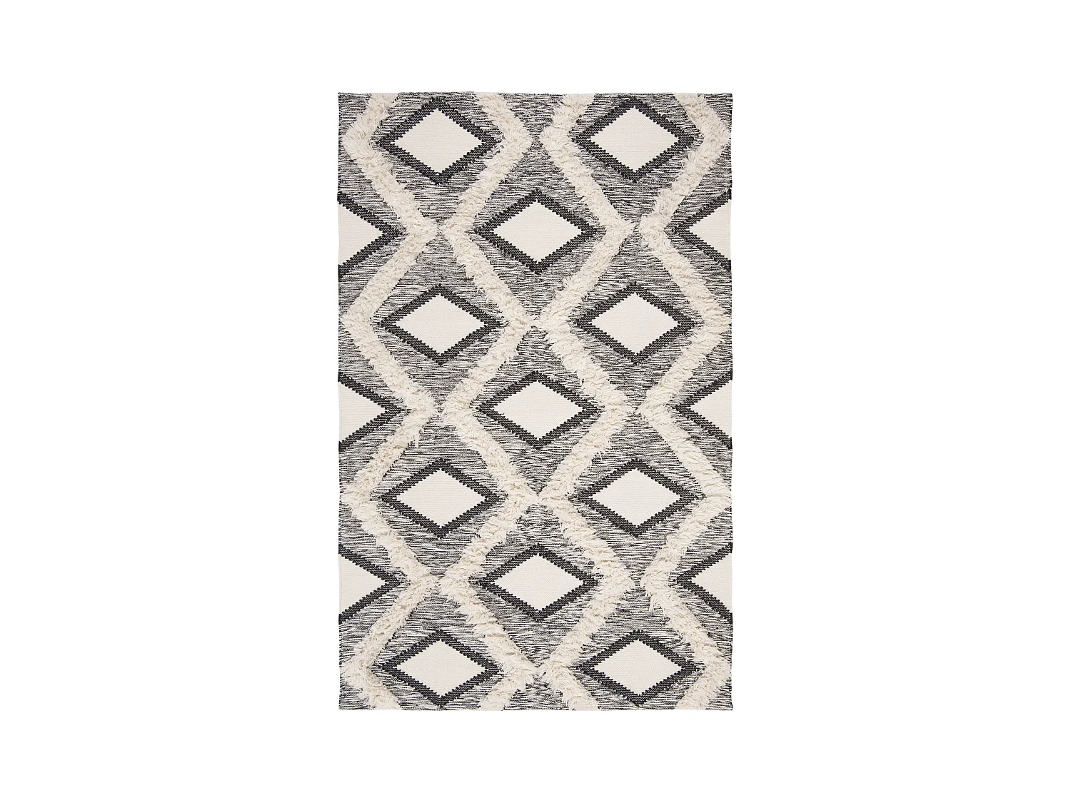 Tapis Noir/Neutre 183 X 274 cm - Alessia