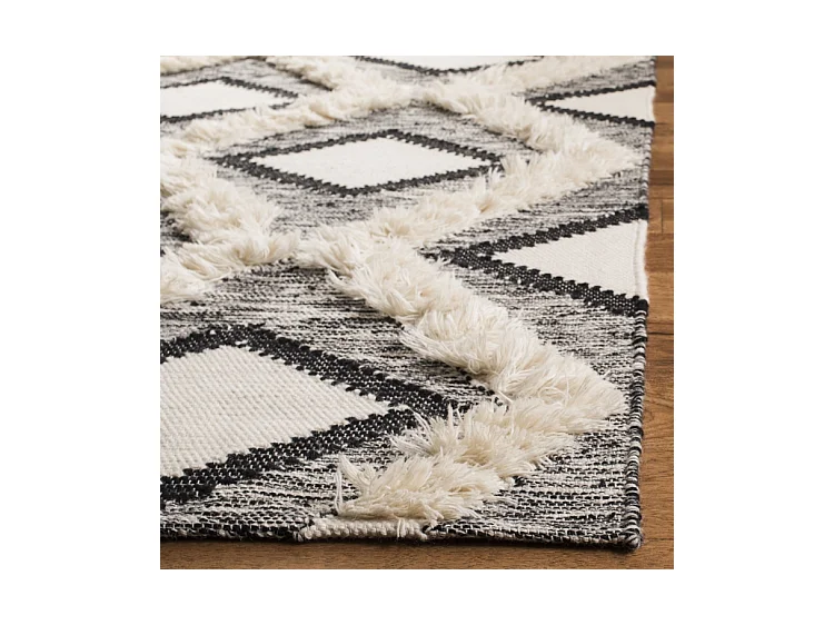 Tapis Noir/Neutre 183 X 274 cm - Alessia