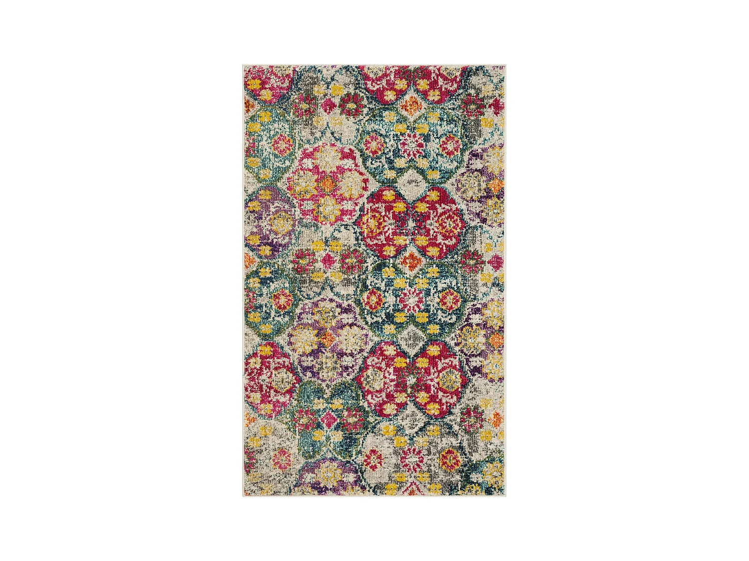 Tapis Gris/Rose 122 X 170 cm - Mandore Area