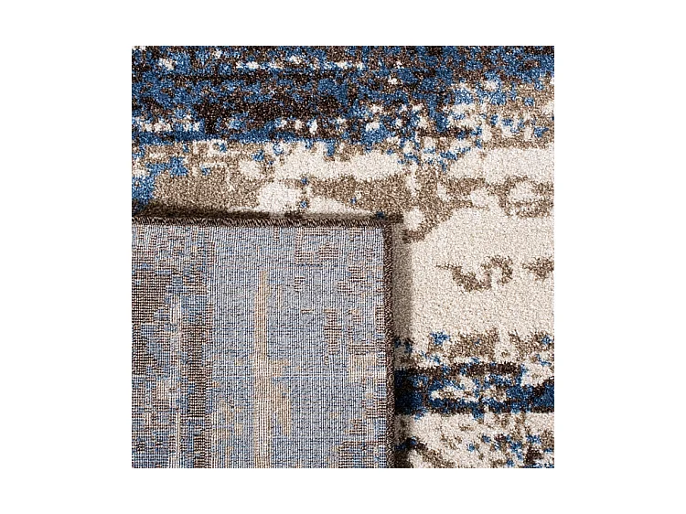 Tapis Neutre/Bleu 91 X 152 cm - Bette