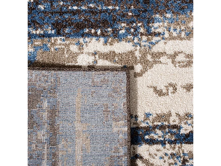 Tapis Neutre/Bleu 91 X 152 cm - Bette
