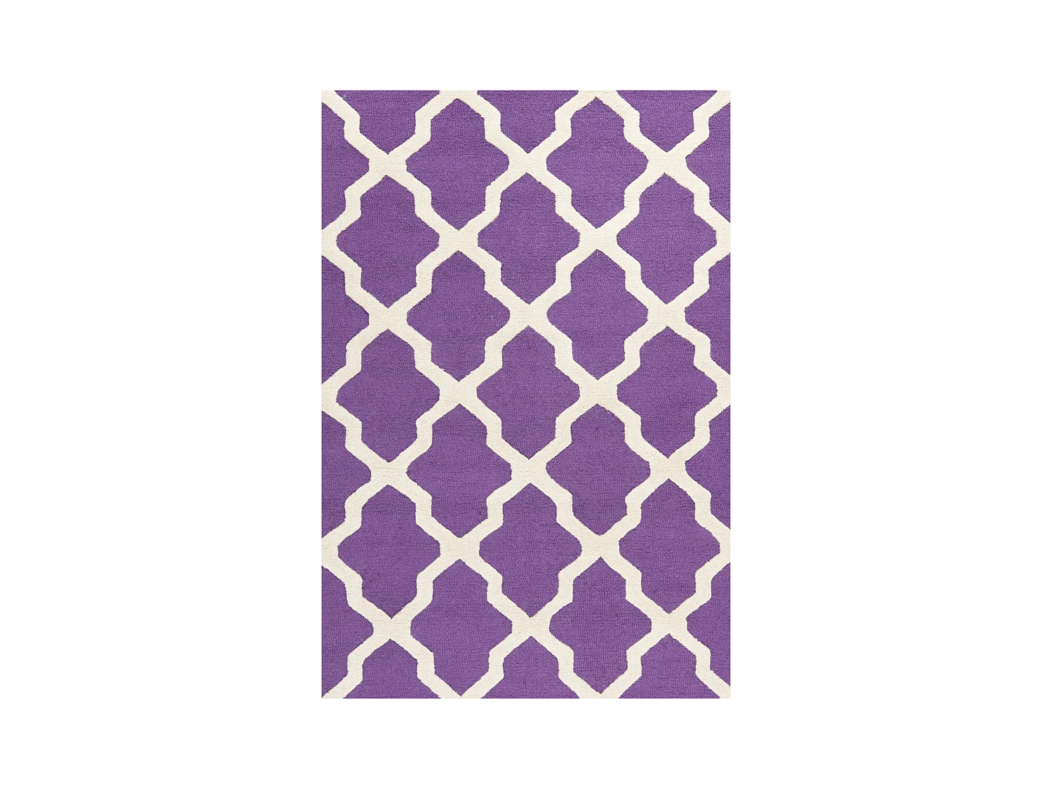Tapis Violet/Ivoire 91 X 152 cm - Ava