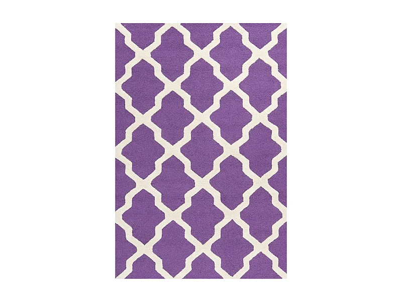 Tapis Violet/Ivoire 91 X 152 cm - Ava