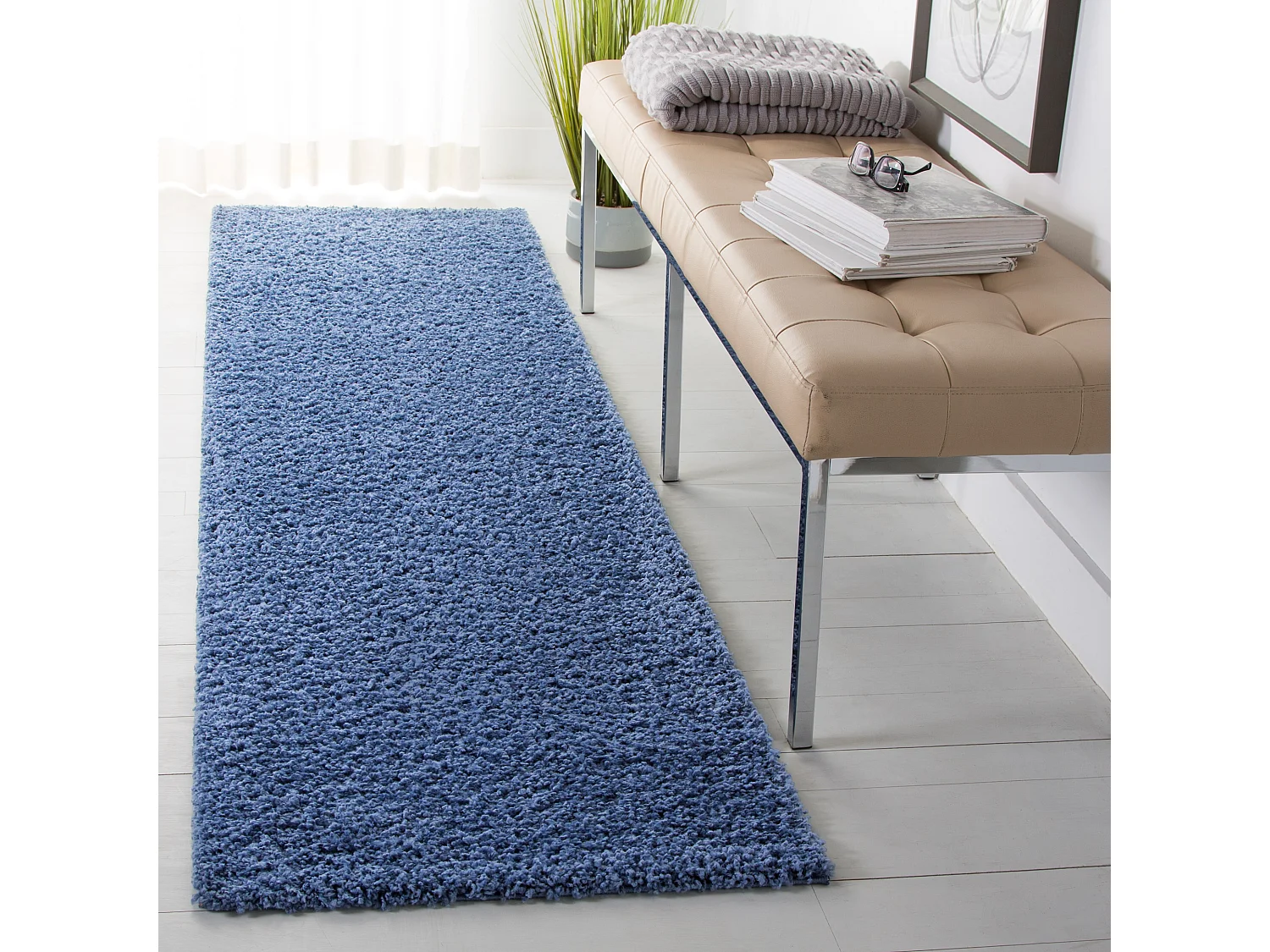 Tapis Bleu 66 X 244 cm - Morgan
