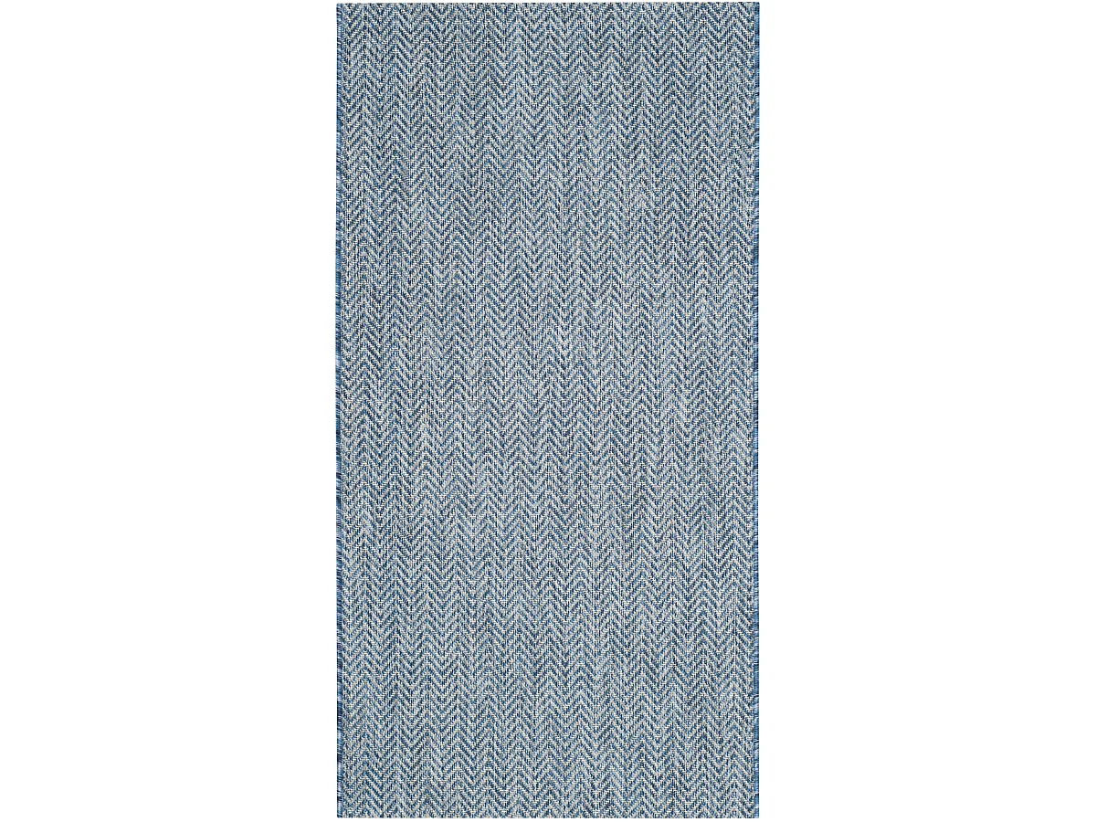Tapis Bleu Marine/Gris 122 X 170 cm - Irina