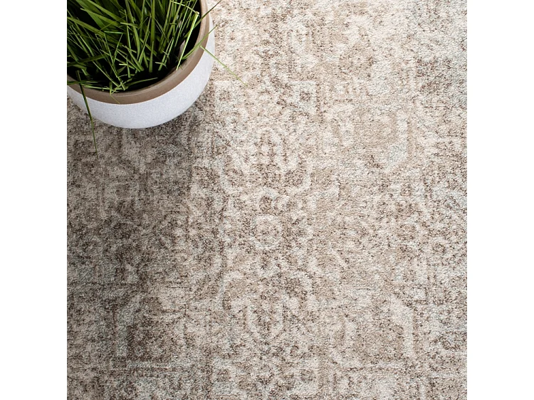 Tapis Ivoire/Taupe 91 X 91 cm - Aria