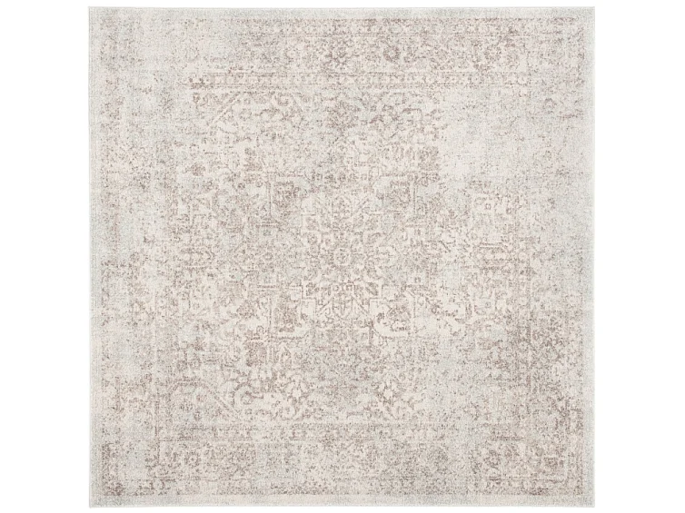 Tapis Ivoire/Taupe 91 X 91 cm - Aria