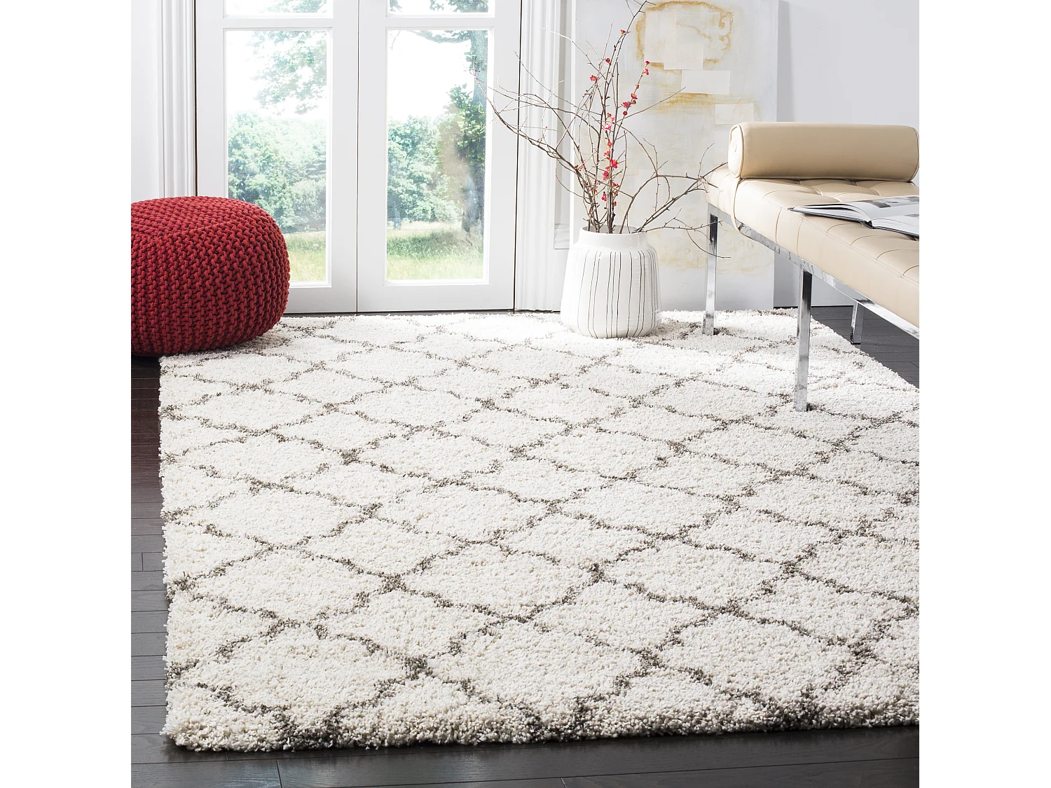 Tapis Neutre/Gris 236 x 305 cm - Coco